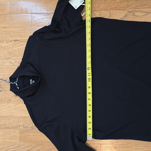 A.N.A WOMENS BLACK PETITE PLUS LONG SLEEVE TURTLENECK TOP SIZE PXXL - Picture 6 of 13